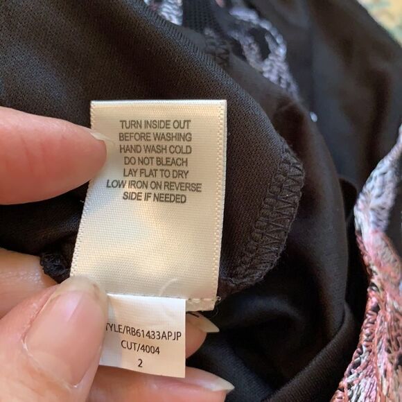 NWT Robbie Bee black embroidered summer dress - Picture 9 of 9